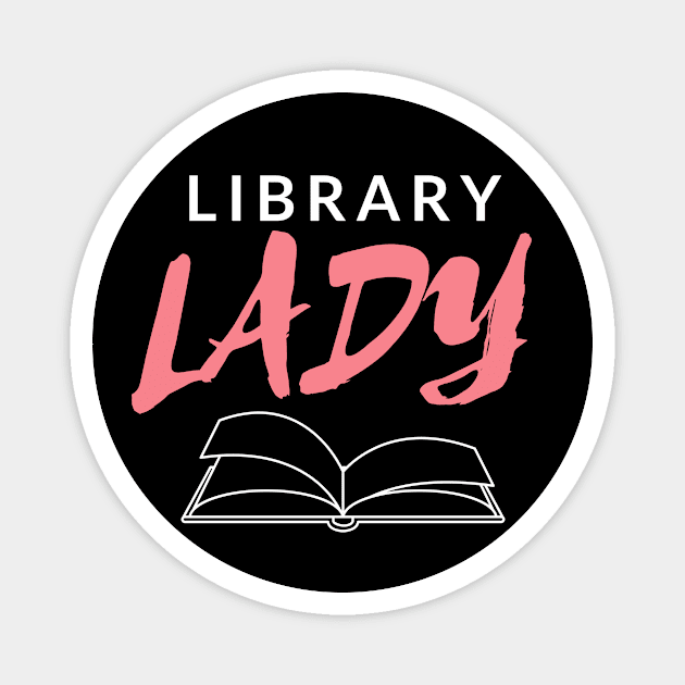 Library Lady Magnet by FunnyStylesShop